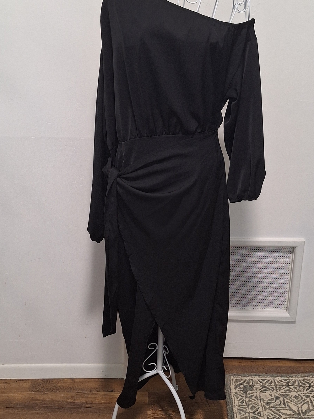 SHEIN Womens Black Off The Shoulder Dress L
